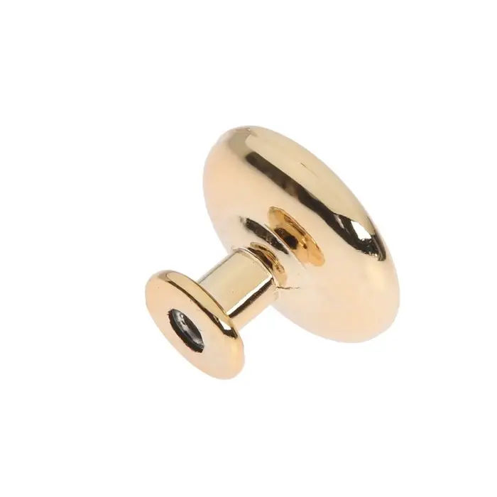 Ручка кнопка мебельная LIGHT PK036GP (Md=112GP), цвет золото