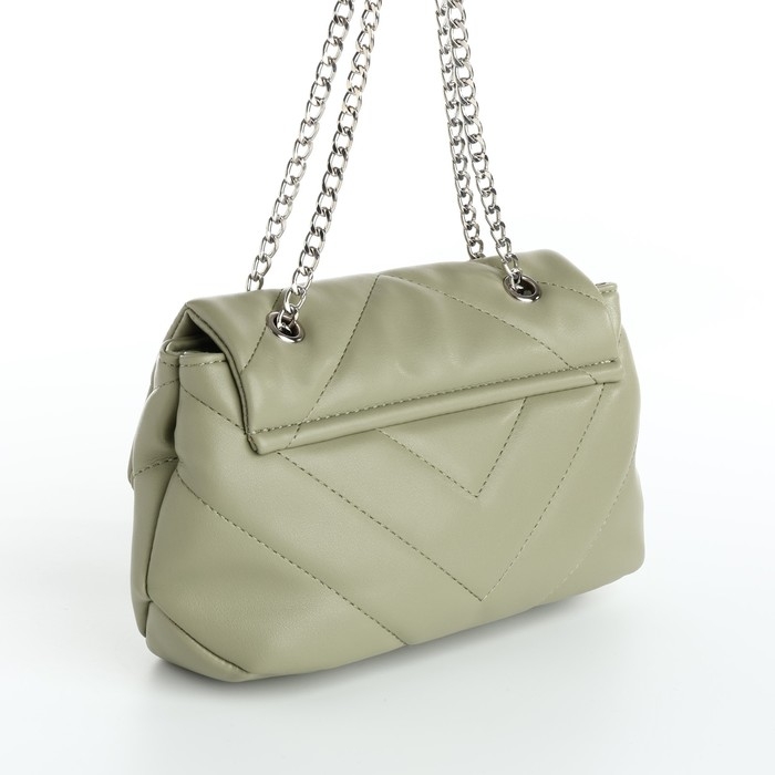 Сумка-мессенджер на магните, цвет зелёный Сумка-мессенджер на магните, цвет зелёный