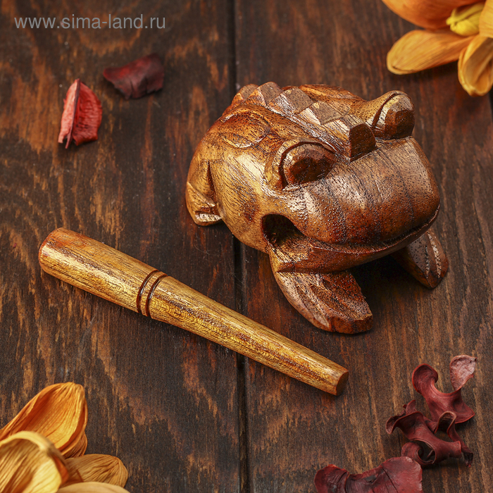 Сувенирный музыкальный инструмент  Сувенирный музыкальный инструмент "Трещотка" 8х5х5 см