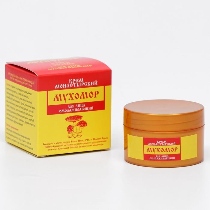 Крем для лица &laquo;Монастырский. Мухомор&raquo;, омолаживающий, 50 мл