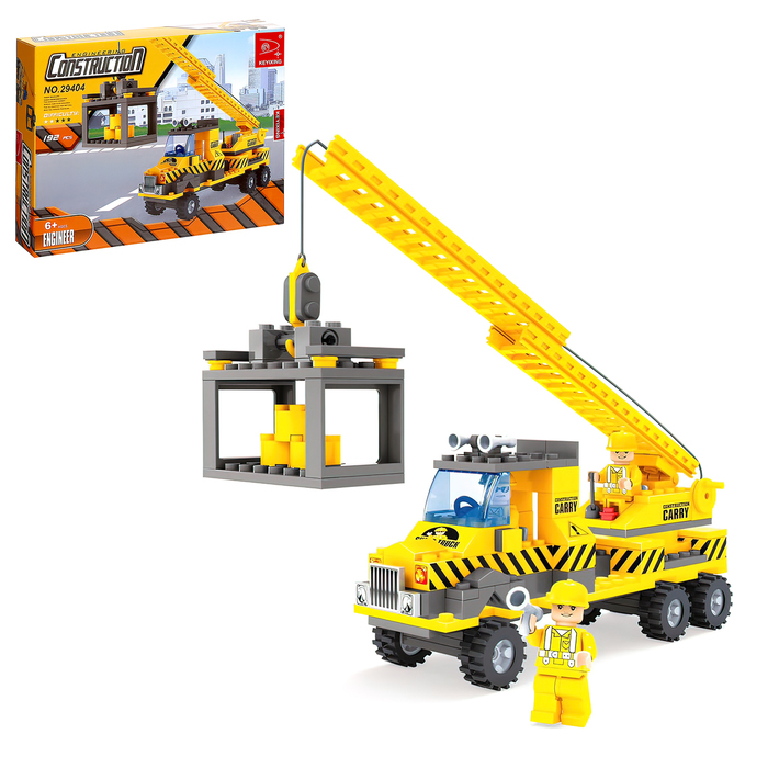 Конструктор «Городские строители: Кран», 192 детали Конструктор «Городские строители: Кран», 192 детали