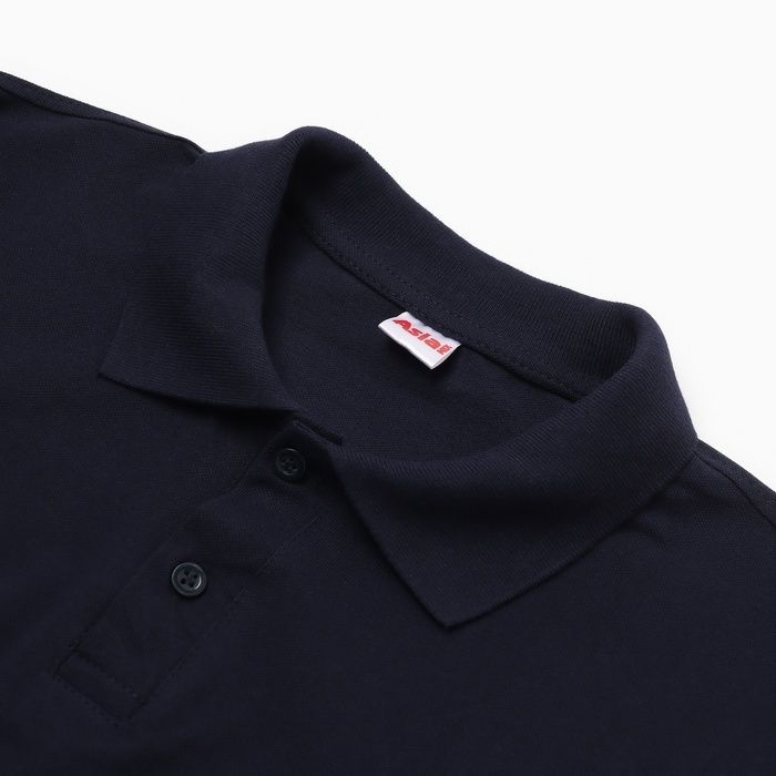 Футболка мужская поло, цвет тёмно-синий, размер 54