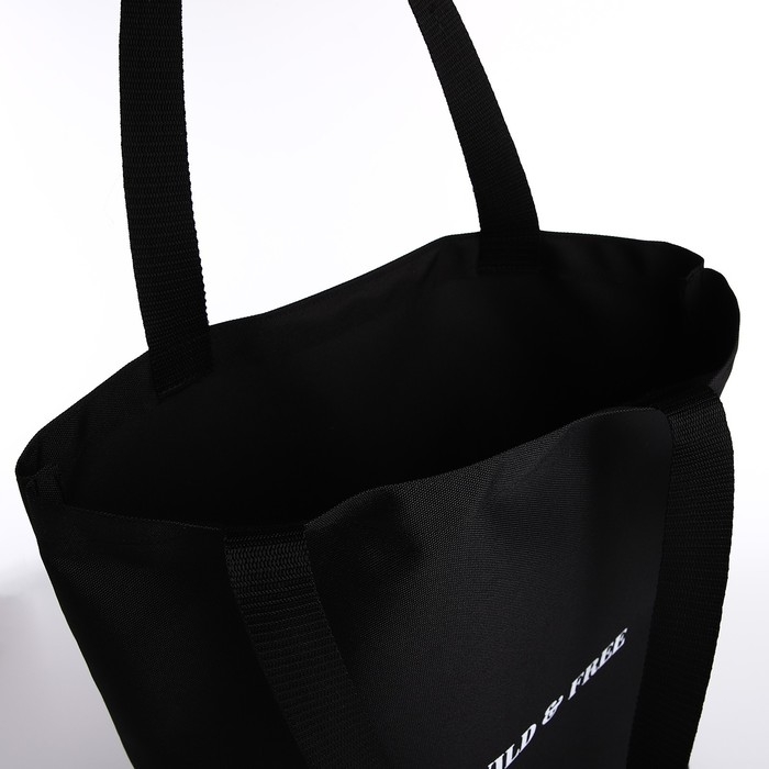 Шопер Young, 40х12х38, цвет чёрный Шопер Young, 40х12х38, цвет чёрный