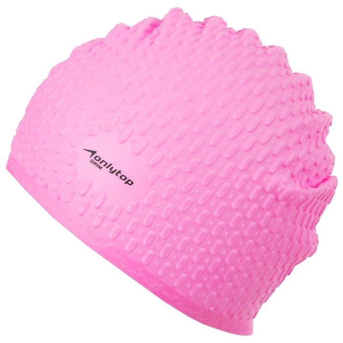 Шапочка для бассейна взрослая ONLYTOP Swim, силиконовая, обхват 54-60 см, цвета МИКС Шапочка для бассейна взрослая ONLYTOP Swim, силиконовая, обхват 54-60 см, цвета МИКС