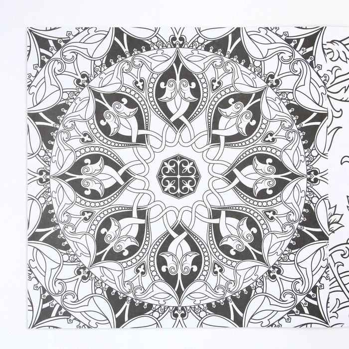 Раскраска - антистресс, альбом «Волшебные узоры» 20 стр. Раскраска - антистресс, альбом «Волшебные узоры» 20 стр.