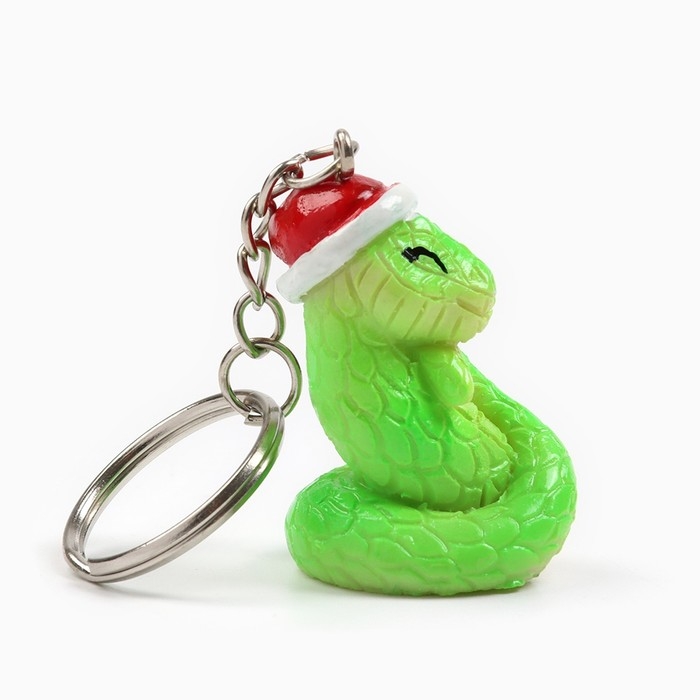 Новогодний брелок для ключей, объемный «Новый год: Змейка» 2,3 х 8,5 см Новогодний брелок для ключей, объемный «Новый год: Змейка» 2,3 х 8,5 см