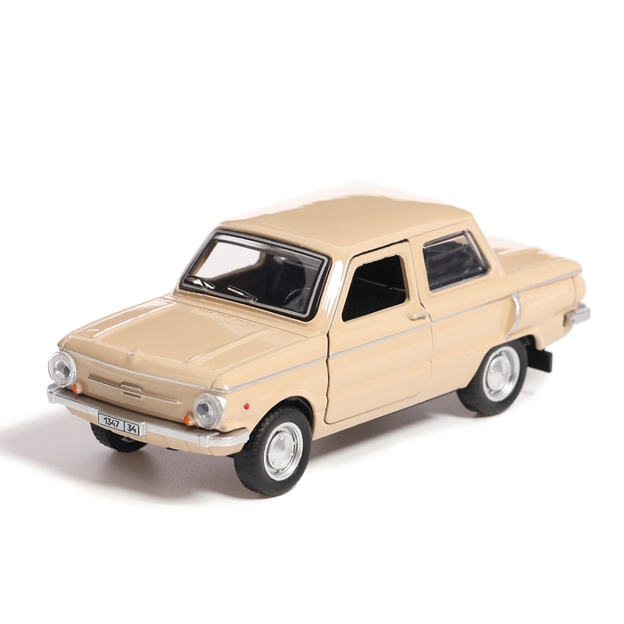 Машина металлическая «Запорожец», инерция, 12 см, бежевый Машина металлическая «Запорожец», инерция, 12 см, бежевый