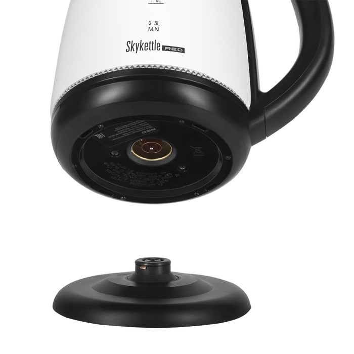 Чайник электрический RED Solution SkyKettle RK-G212S, стекло, 1.7 л, 2200 Вт, чёрный Чайник электрический RED Solution SkyKettle RK-G212S, стекло, 1.7 л, 2200 Вт, чёрный