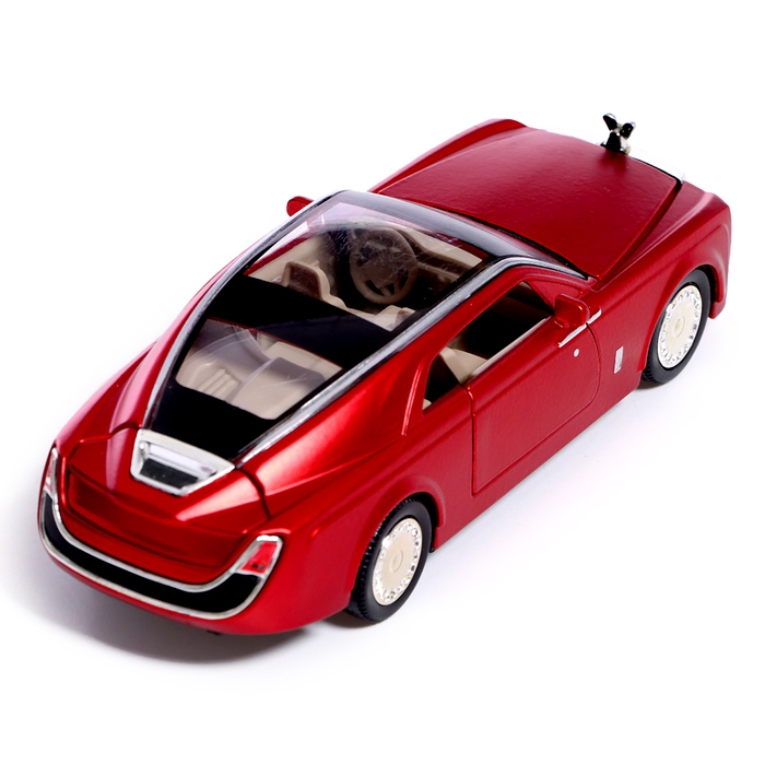 Машина металлическая «Люкс», свет, звук, открываются двери, капот, инерция, цвет МИКС