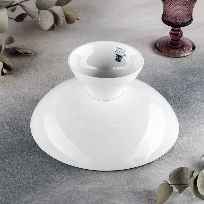 Ваза фарфоровая для фруктов Wilmax Olivia, 24×11,5 см, цвет белый Ваза фарфоровая для фруктов Wilmax Olivia, 24×11,5 см, цвет белый