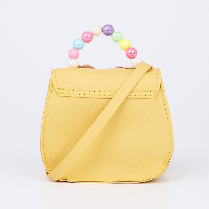 Сумка детская для девочки на магните, цвет жёлтый Сумка детская для девочки на магните, цвет жёлтый
