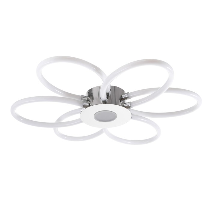 Люстра 1802/6 LED 123Вт 4000К хром 68х68х10 см BayerLux