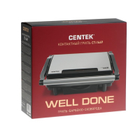 Электрогриль Centek CT-1469, 1600 Вт, антипригарное покрытие, 25.4х17.8 см