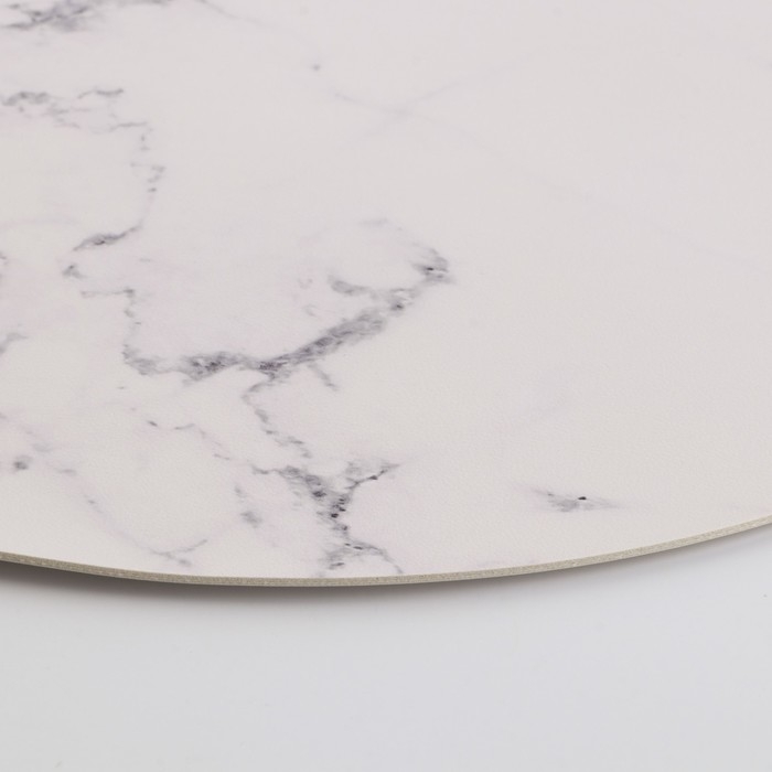 Салфетка сервировочная, плейсмат «Мрамор», d=38 см