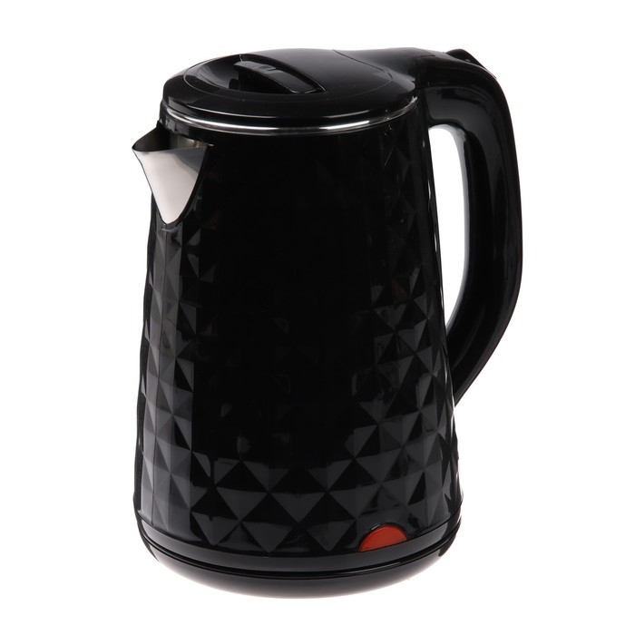 Чайник электрический Чайник электрический "Василиса" ВА-1033, пластик, колба металл, 1.8 л, 1500 Вт, чёрный