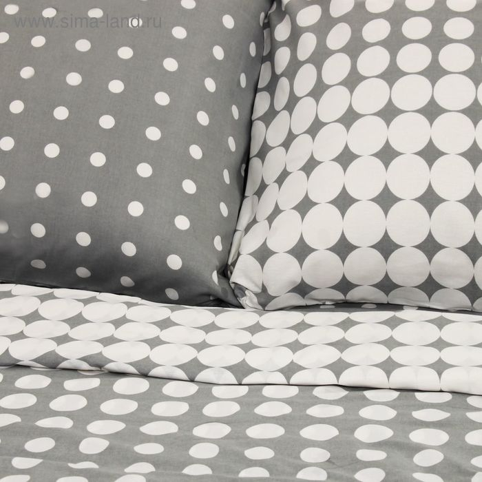 Постельное бельё "Этель" евро Иллюзия (вид 2) 200х217 см, 220х240 см, 70х70 см - 2 шт., 100% хлопок, бязь 125 г/м²