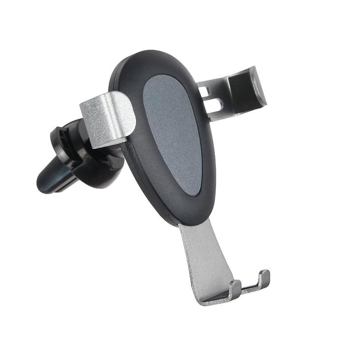 Держатель телефона Cartage, самозажимной 6-9 см, черно-серый Держатель телефона Cartage, самозажимной 6-9 см, черно-серый