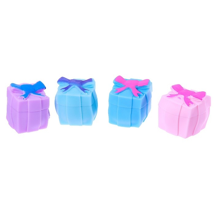 Антистресс сквиш мялка «Подарочек», цвета МИКС, в шоубоксе Антистресс сквиш мялка «Подарочек», цвета МИКС, в шоубоксе