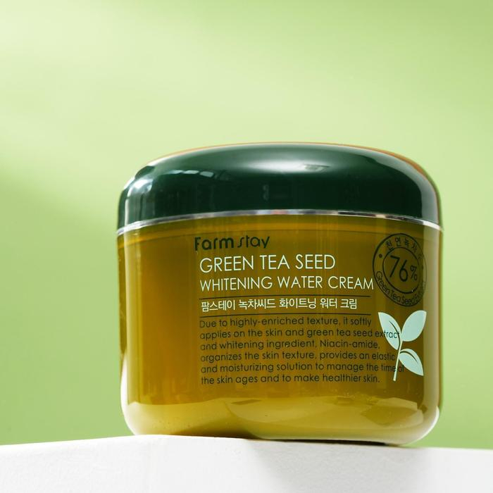 Увлажняющий осветляющий крем FarmStay, с семенами зеленого чая, 100 мл Увлажняющий осветляющий крем FarmStay, с семенами зеленого чая, 100 мл