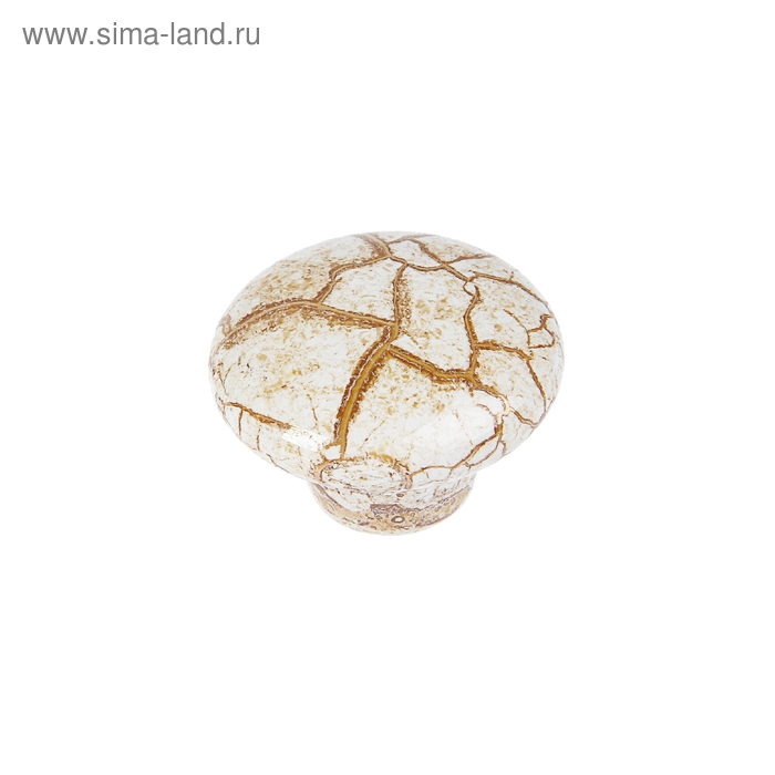 Ручка кнопка ART CAPPIO Ceramics 011, d=38, керамическая, белая с текстурой Ручка кнопка ART CAPPIO Ceramics 011, d=38, керамическая, белая с текстурой