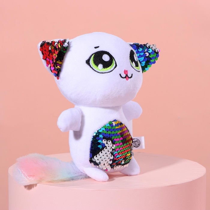 Мягкая игрушка с пайетками «Кошечка Шанти», 20 см х 9 см х 16 см Мягкая игрушка с пайетками «Кошечка Шанти», 20 см х 9 см х 16 см