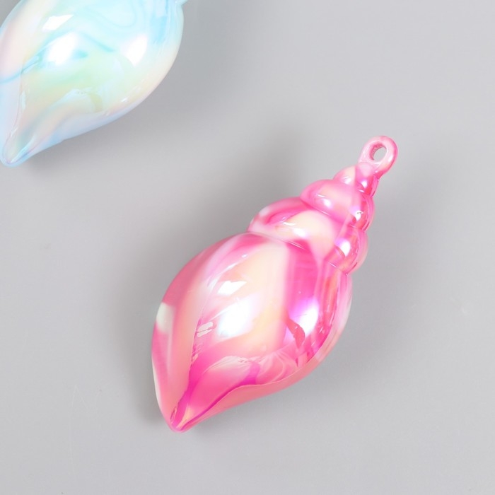 Декор для творчества пластик Декор для творчества пластик "Ракушка. Голография" МИКС 7 см