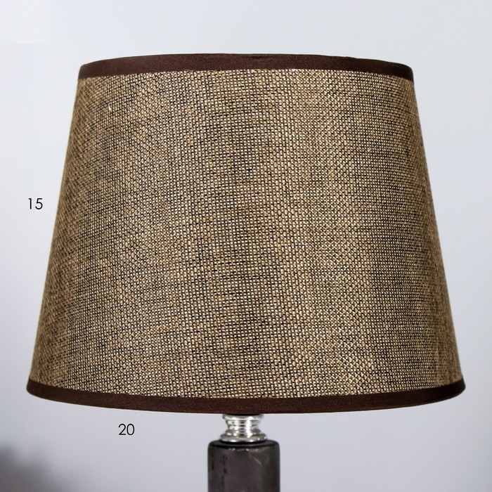 Светильник Светильник "Бени" 1хЕ14 40Вт серый 20х20х33 см RISALUX