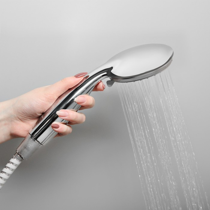 Душевая лейка Accoona A326, 3 режима, корпус пластик, цвет хром Душевая лейка Accoona A326, 3 режима, корпус пластик, цвет хром
