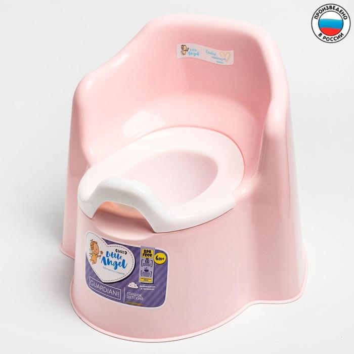 Горшок детский Little King, съёмная чаша, цвет пастельно-розовый Горшок детский Little King, съёмная чаша, цвет пастельно-розовый