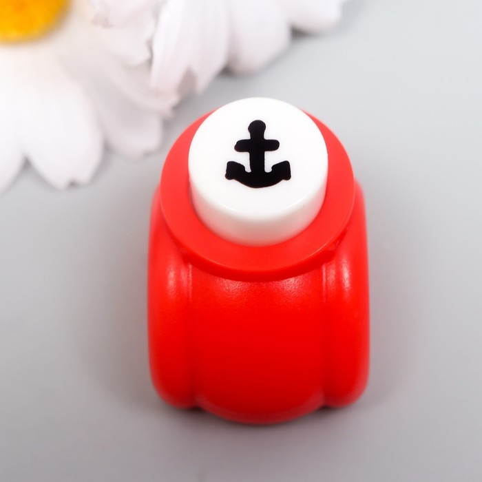 Дырокол фигурный "Якорь" d=0,8 см МИКС 3х2,5х2,5 см