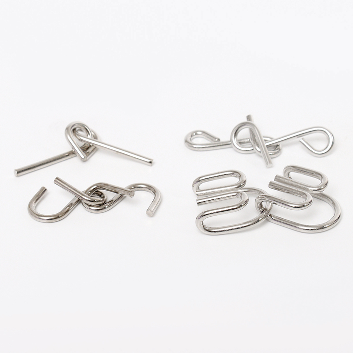 Набор металлических головоломок «Игры разума №4»,на блистере