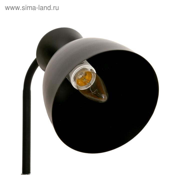 Торшер "Нова" 1x40Вт E27 черный 25х30х145 см.