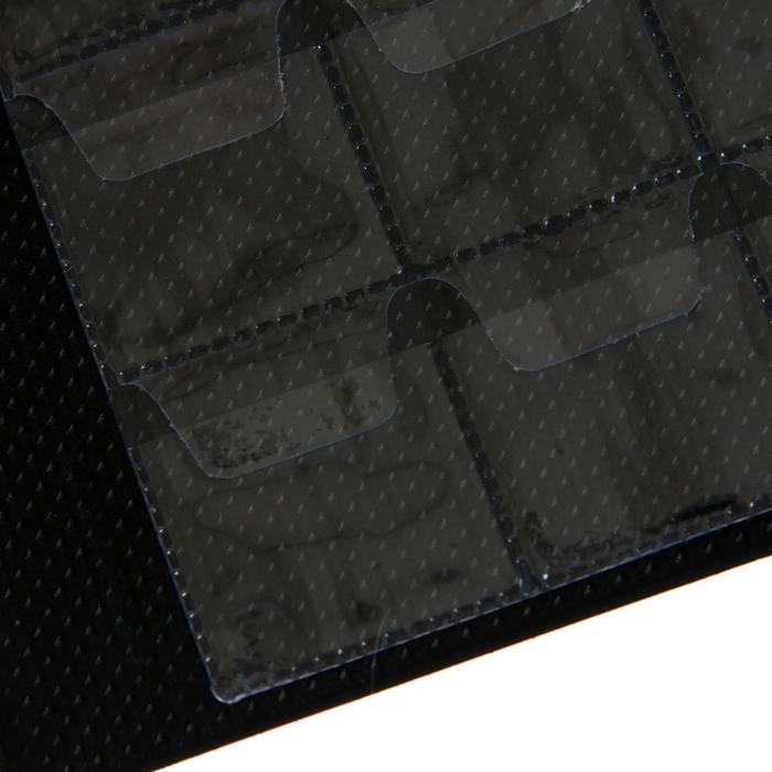 Альбом для монет 125 х 185 мм Calligrata  Альбом для монет 125 х 185 мм Calligrata "Комби" на 120 монет, 8 листов, обложка ПВХ, бордовый