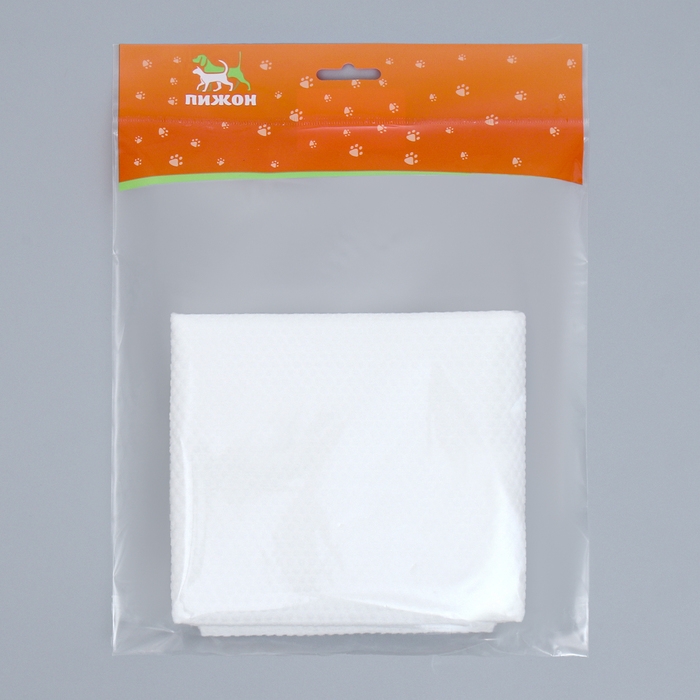 Полотенце для животных впитывающее, 60 х 80 см, 70 г/м² , одноразовое Полотенце для животных впитывающее, 60 х 80 см, 70 г/м² , одноразовое