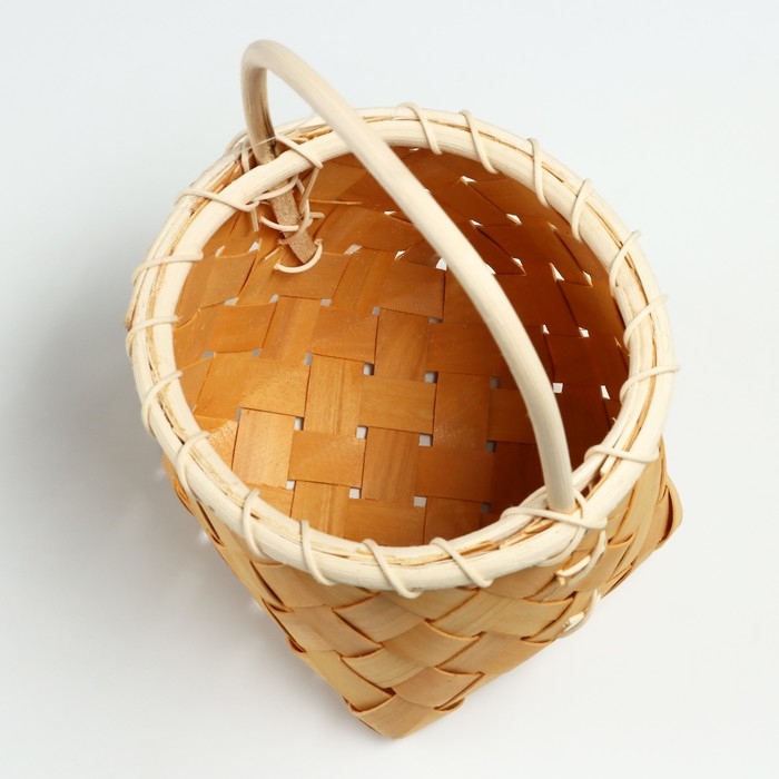 Корзина плетеная, D16 x 12/22,5 см, секвойя Корзина плетеная, D16 x 12/22,5 см, секвойя