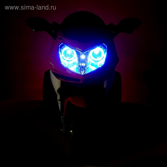 Электромобиль «Супер Байк», USB, свет, цвет красный Электромобиль «Супер Байк», USB, свет, цвет красный