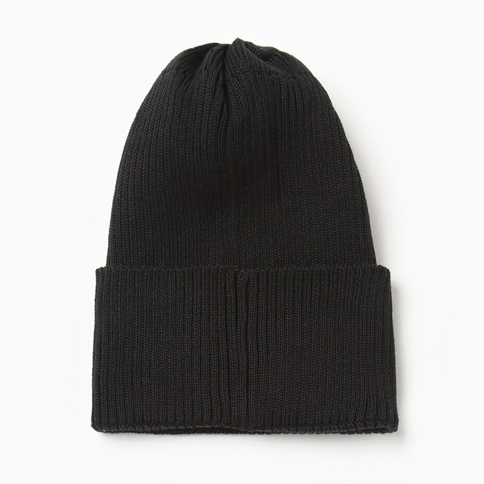 Шапка детская MINAKU, р-р 48-52, цвет черный Шапка детская MINAKU, р-р 48-52, цвет черный