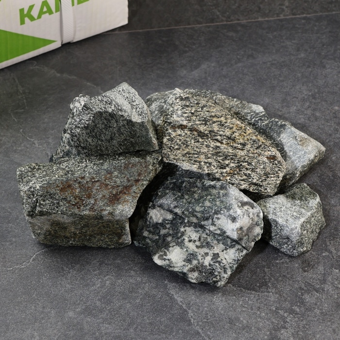 Камень для бани  Камень для бани "Дунит" колотый 20 кг, фракция 70-120 мм