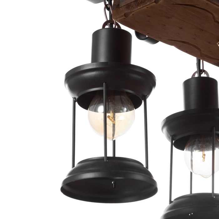 Люстра Люстра "Willow" 6хЕ27 40Вт черный 55х100 см