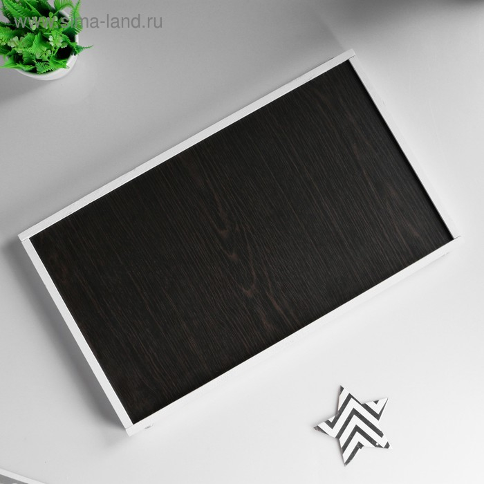 Столик для завтрака  Столик для завтрака "Ренессанс", белый, 50×30 см