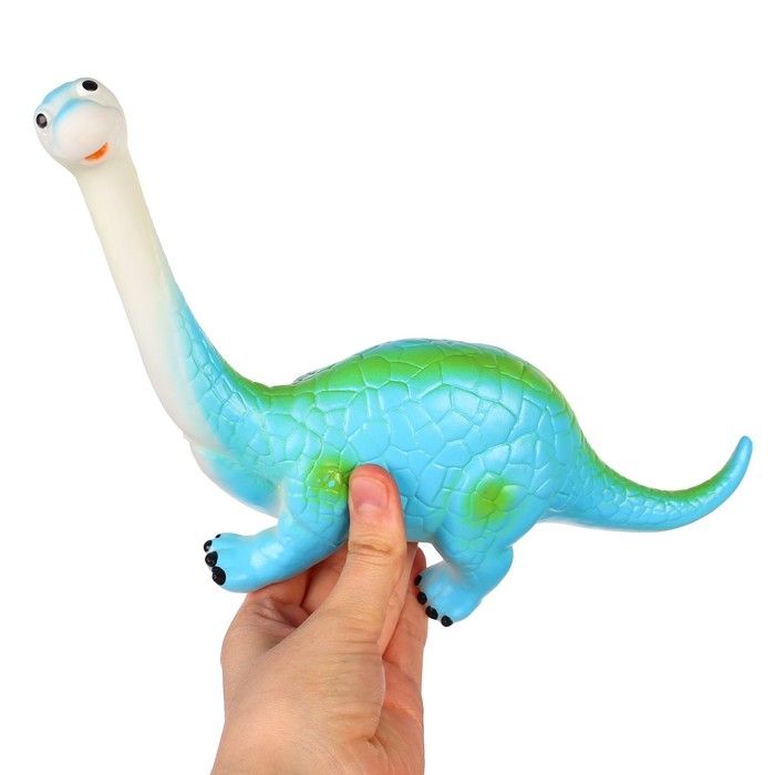 Резиновая игрушка для ванны «Динозавр: Диплодок», 22 см, с пищалкой, Крошка Я Резиновая игрушка для ванны «Динозавр: Диплодок», 22 см, с пищалкой, Крошка Я