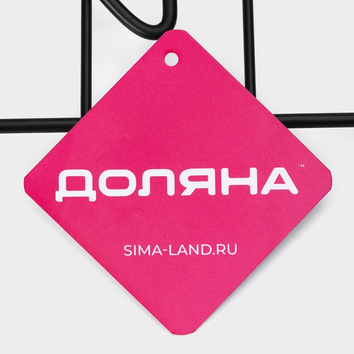 Салфетница Доляна «Столовые приборы», с держателем, 17,5×18×6 см, цвет чёрный Салфетница Доляна «Столовые приборы», с держателем, 17,5×18×6 см, цвет чёрный