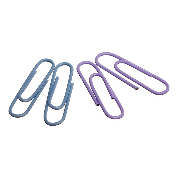 Скрепки канцелярские 28 мм, 100 штук, ErichKrause Manga, цветные с виниловым покрытием, пластиковая коробка, МИКС Скрепки канцелярские 28 мм, 100 штук, ErichKrause Manga, цветные с виниловым покрытием, пластиковая коробка, МИКС