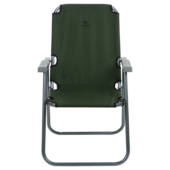 Кресло складное, 55 х 54 х 88 см, до 120 кг, цвет зелёный Кресло складное, 55 х 54 х 88 см, до 120 кг, цвет зелёный