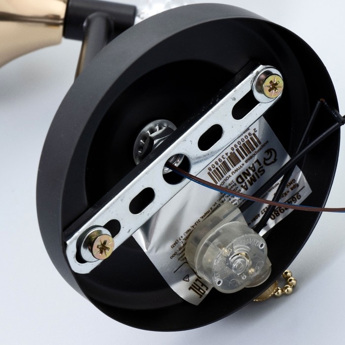 Бра  Бра "Клео" Е27 40Вт черный 27х13х21см