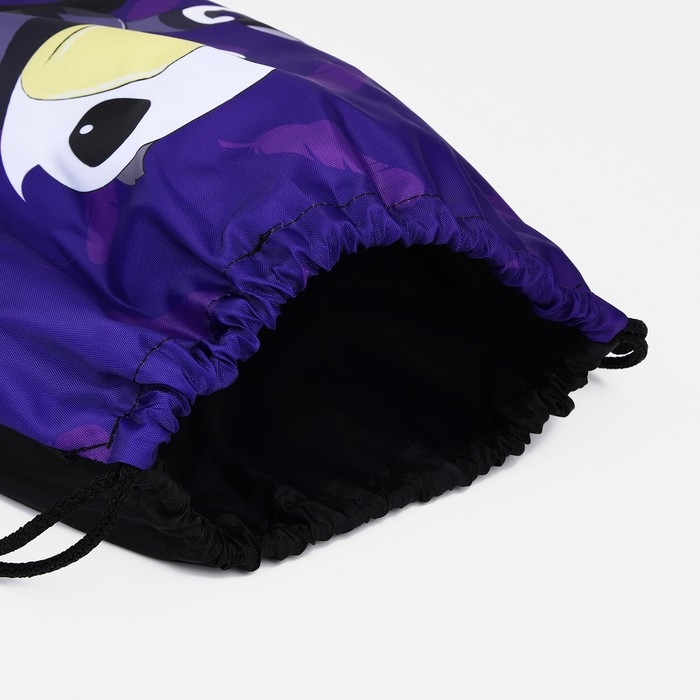 Мешок для обуви на шнурке, цвет сиреневый Мешок для обуви на шнурке, цвет сиреневый