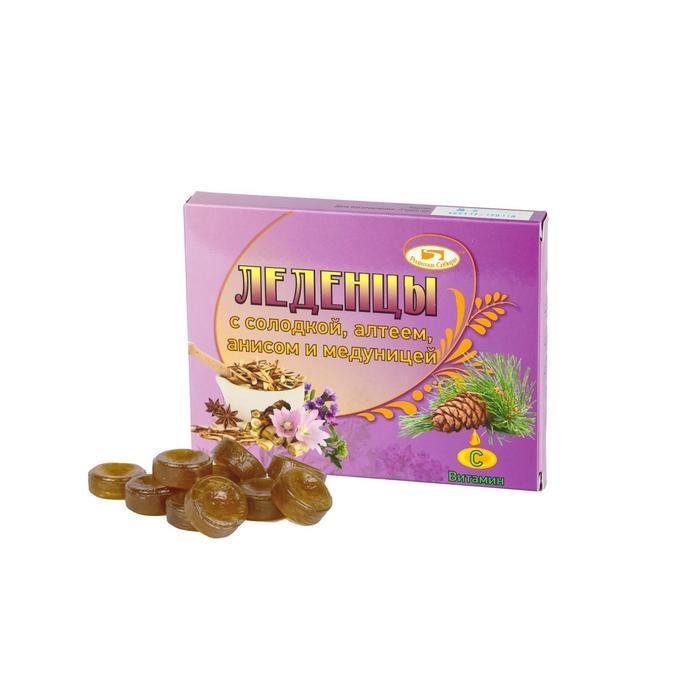 Леденцы с солодкой, алтеем, анисом, медуницей Леденцы с солодкой, алтеем, анисом, медуницей