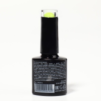 Гель лак для ногтей «GLOW IN THE DARK», 3-х фазный, 8 мл, LED/UV, люминесцентный, цвет ярко-жёлтый (24)