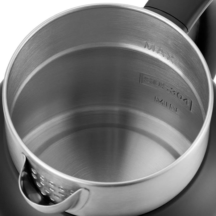 Чайник электрический Kitfort KT-6196-1, металл, 1.5 л, 2200 Вт, чёрный Чайник электрический Kitfort KT-6196-1, металл, 1.5 л, 2200 Вт, чёрный