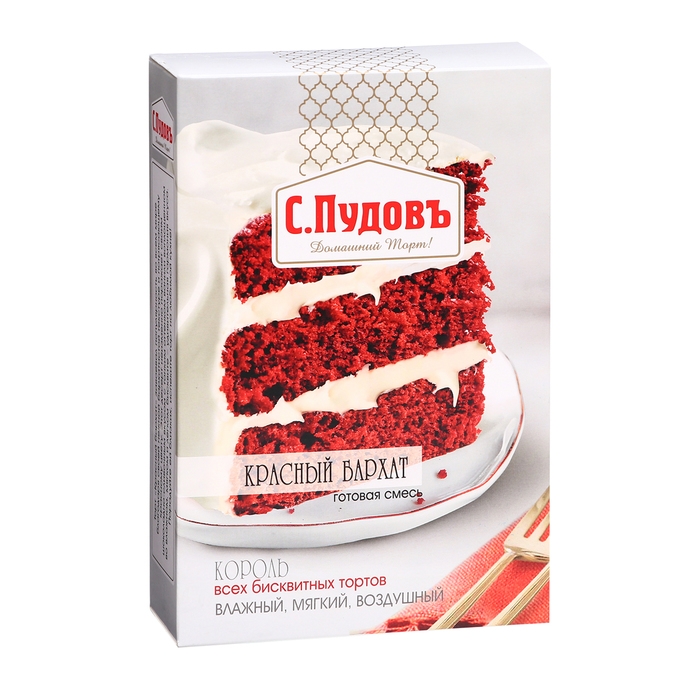Мучная смесь «С. Пудовъ», Красный бархат, 400 г Мучная смесь «С. Пудовъ», Красный бархат, 400 г